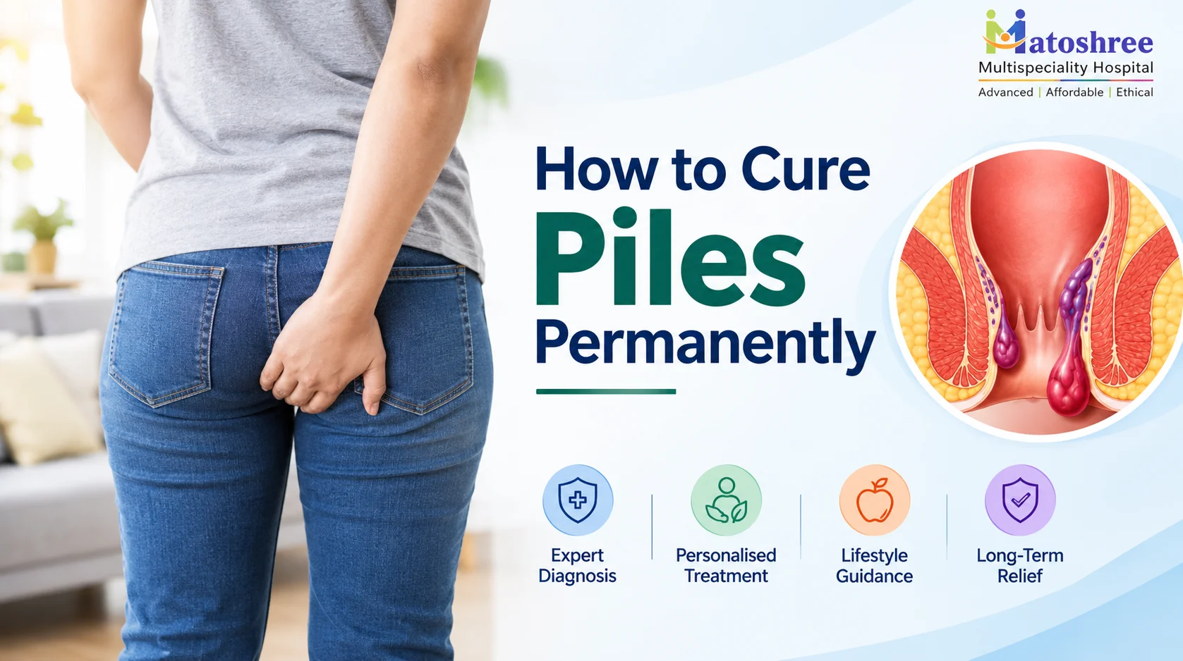 How to Cure Piles Permanently: Symptoms, Causes, Treatment & Prevention 